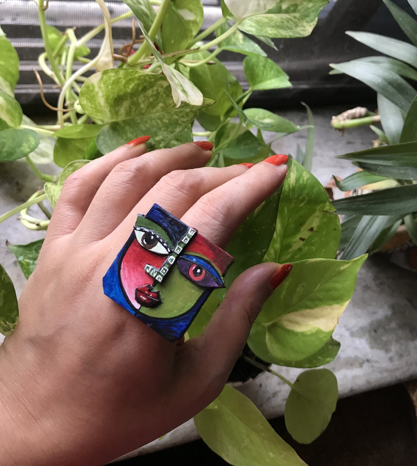 Sejal Clay Finger Ring