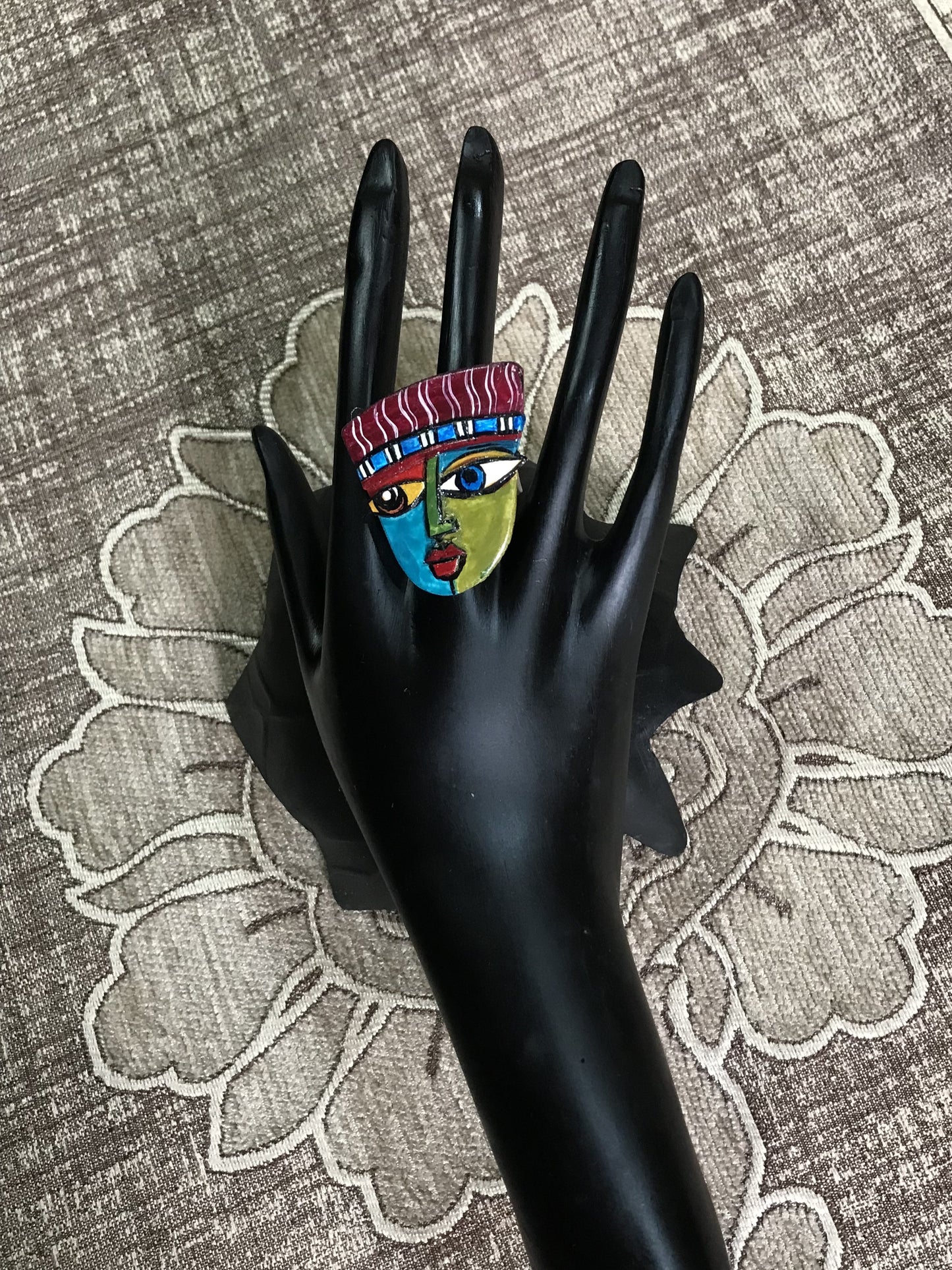Kashvi Clay Finger Ring