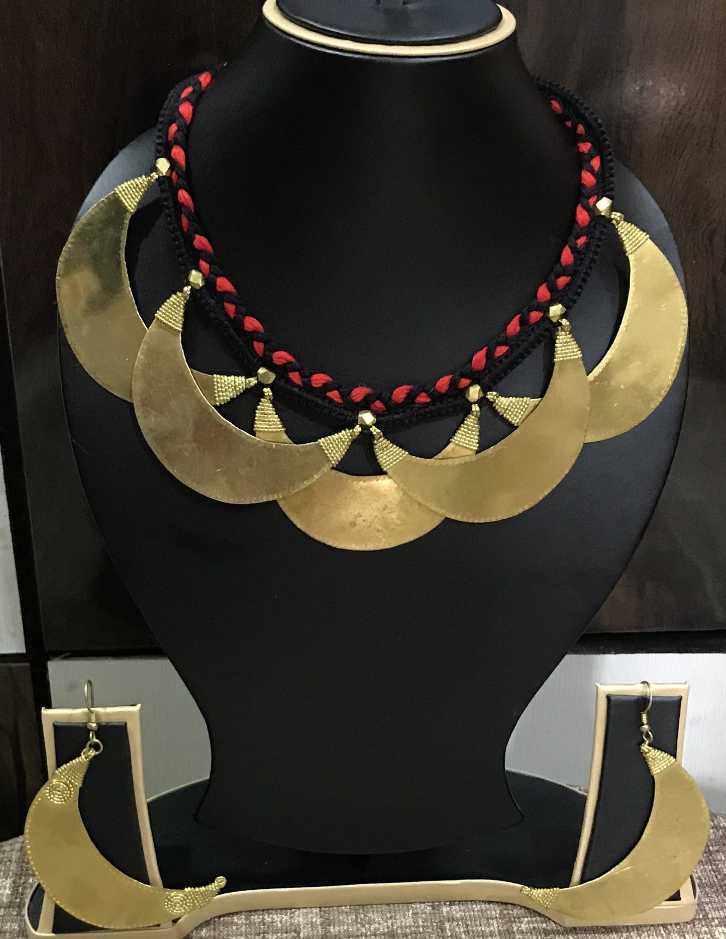 Ojasvi Dokra Jewellery Necklace & Earrings Set