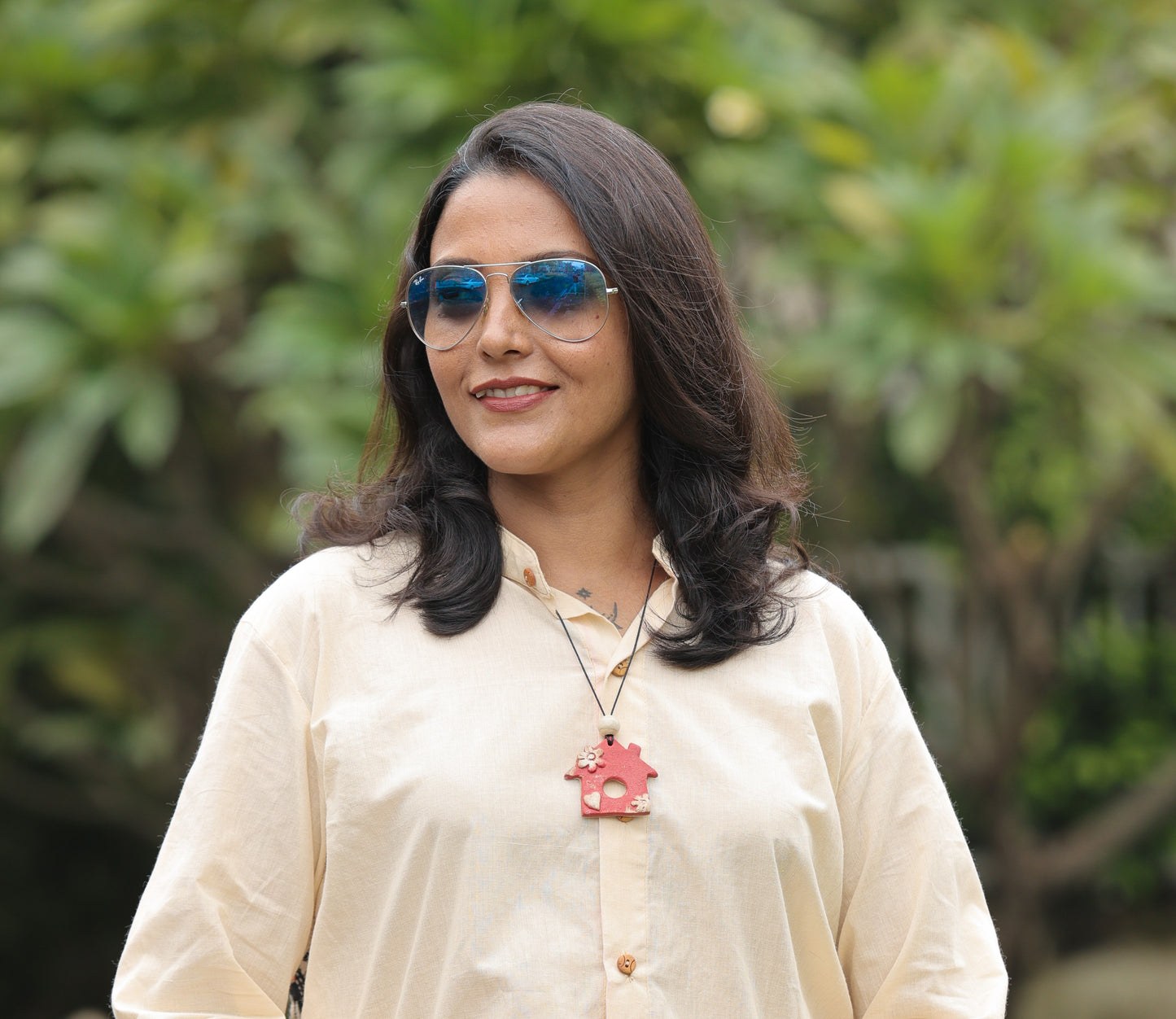 Zina Ceramic Necklace