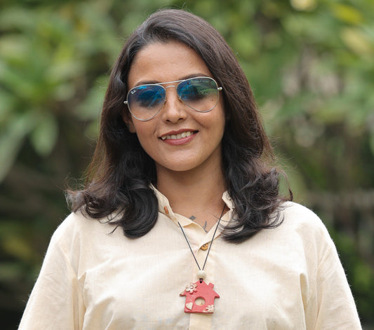 Zina Ceramic Necklace