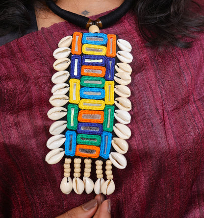 Amala Mirror work Necklace & Earrings set
