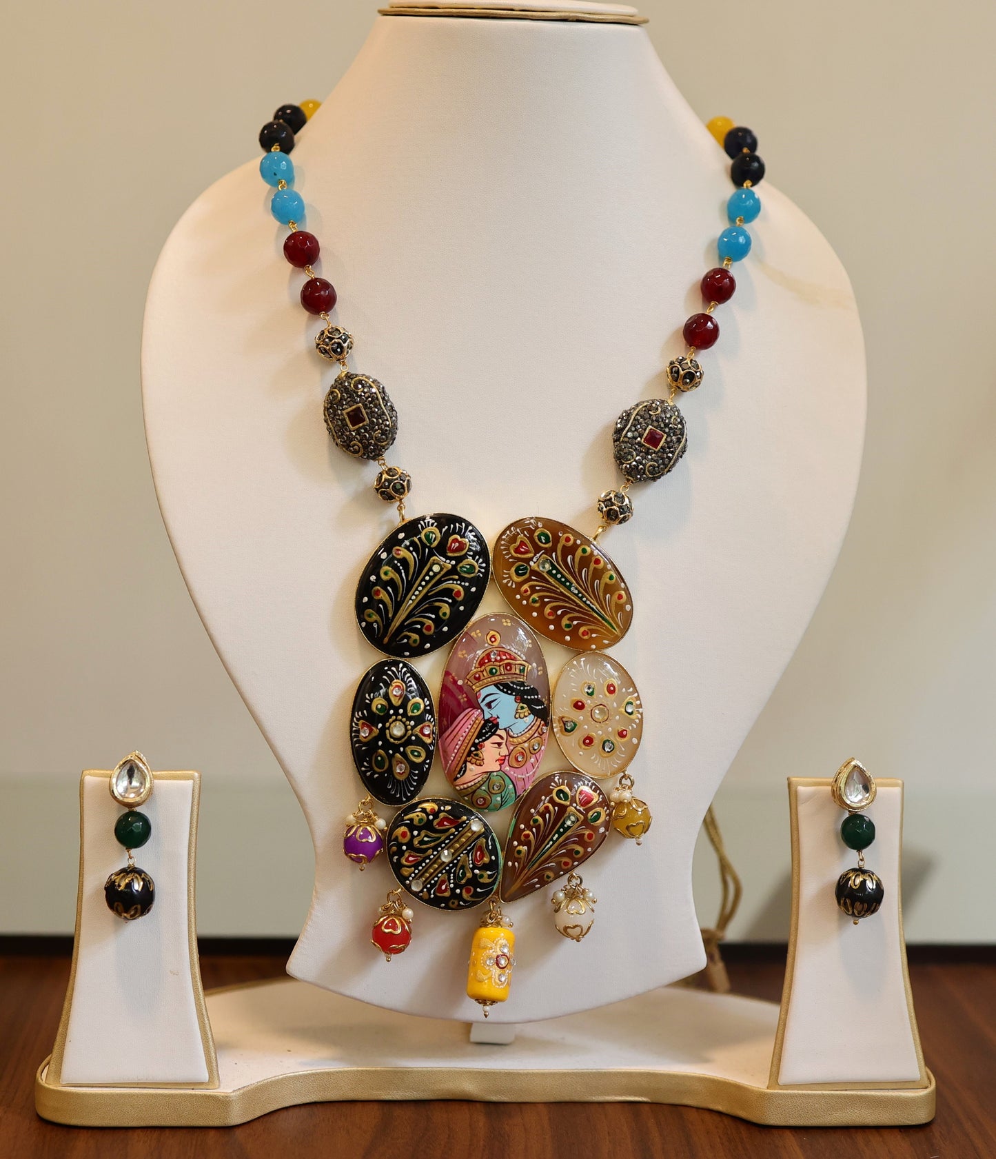 Debasmita Tanjore Necklace & Earrings  set