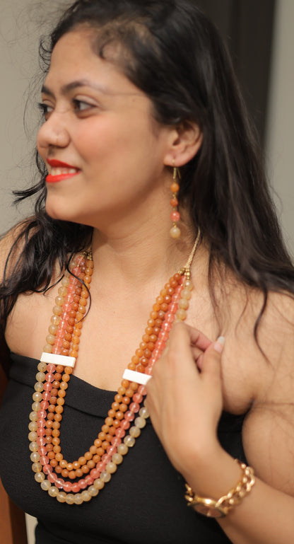 Lucy Naga Tribal Necklace & Earrings  set