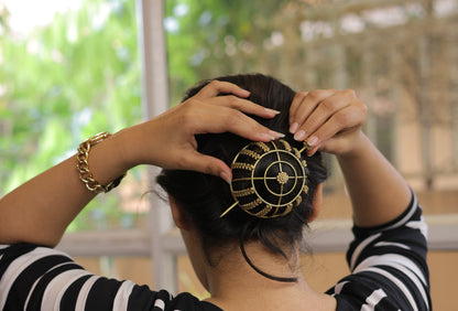 Aarti Brass Hair Bun