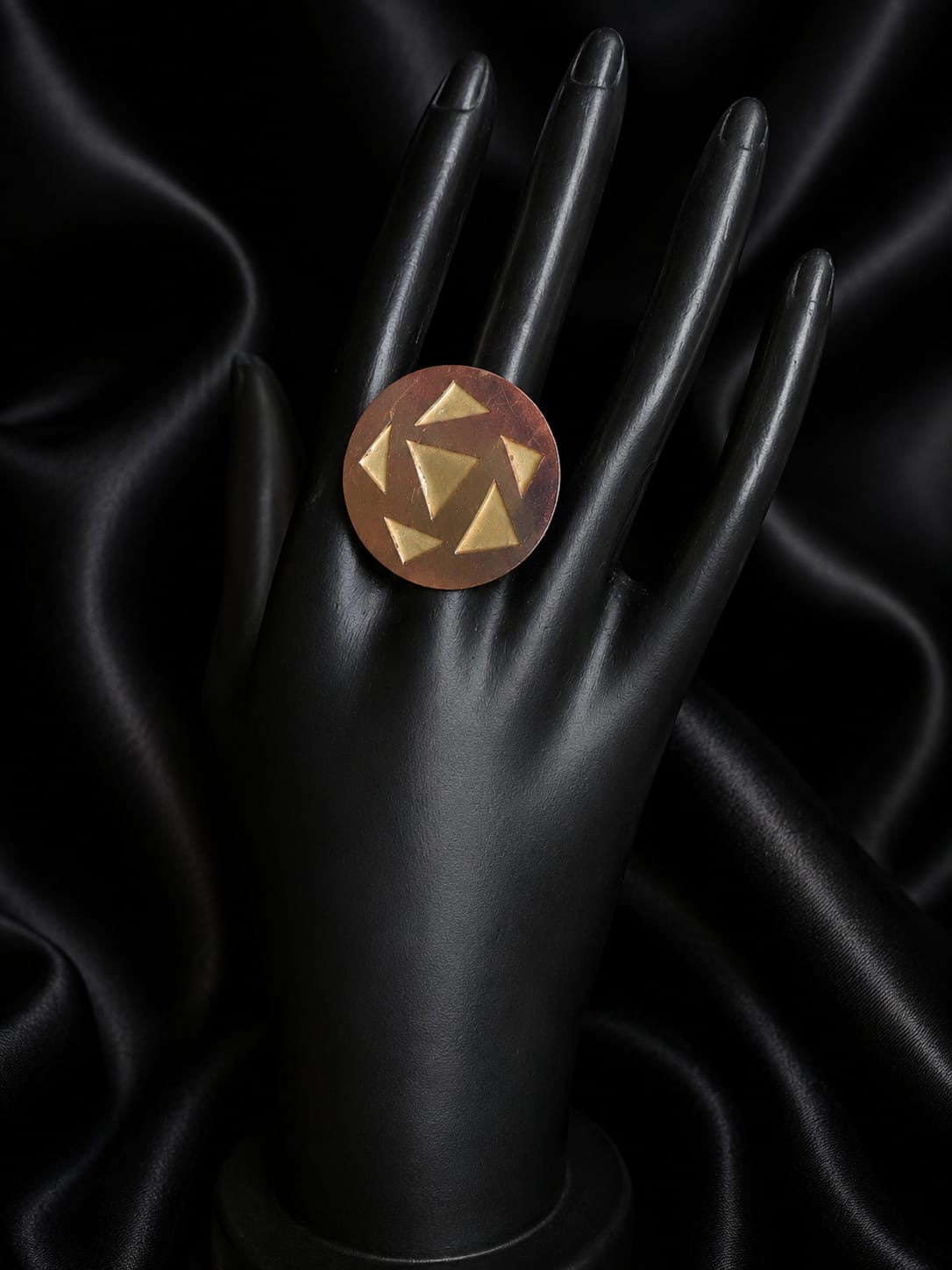 Dityaa Copper & Brass Finger Ring