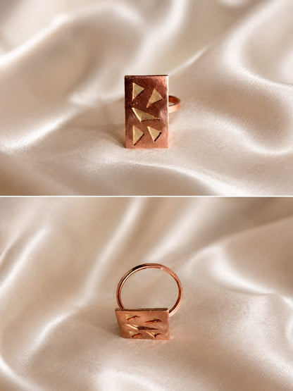 Ivanshika Copper & Brass Finger Ring