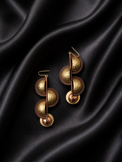 Madelyn Copper & Brass Earrings