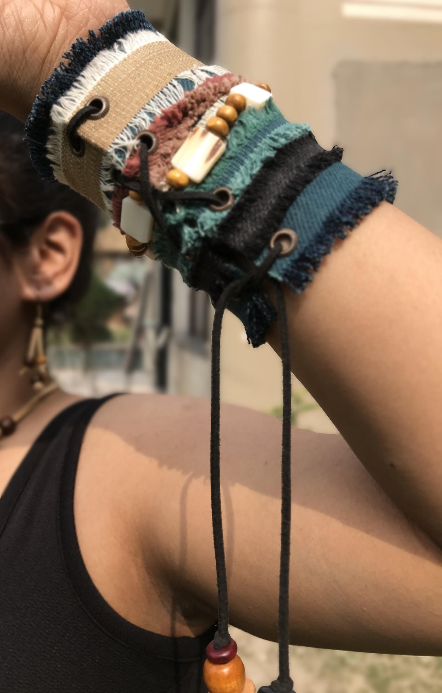 Ophelia Denim Handcuff