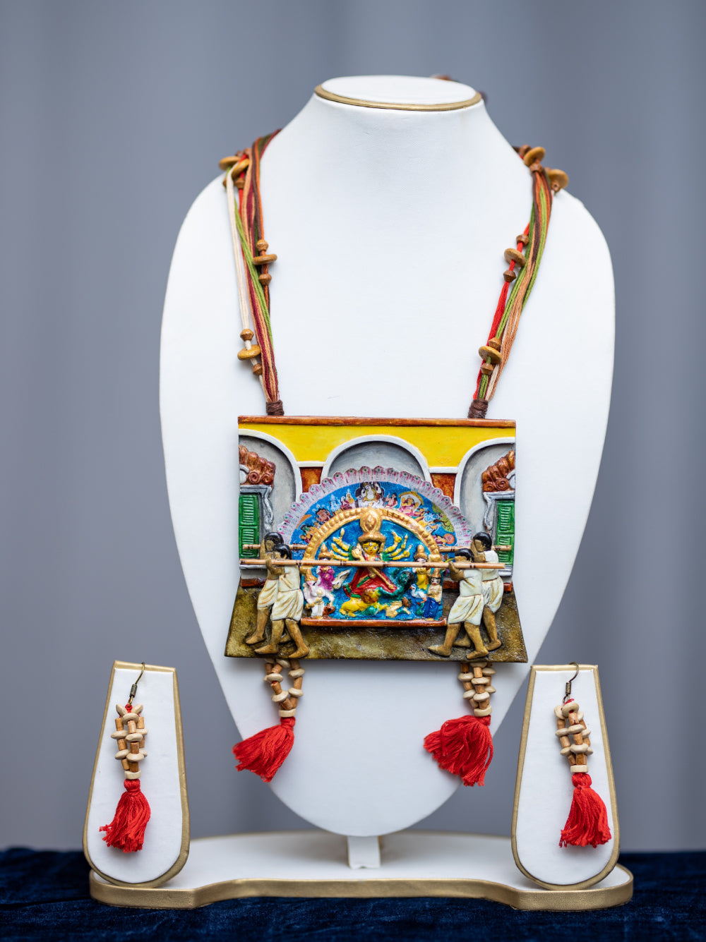 Ekisha Clay Necklace & Earring set