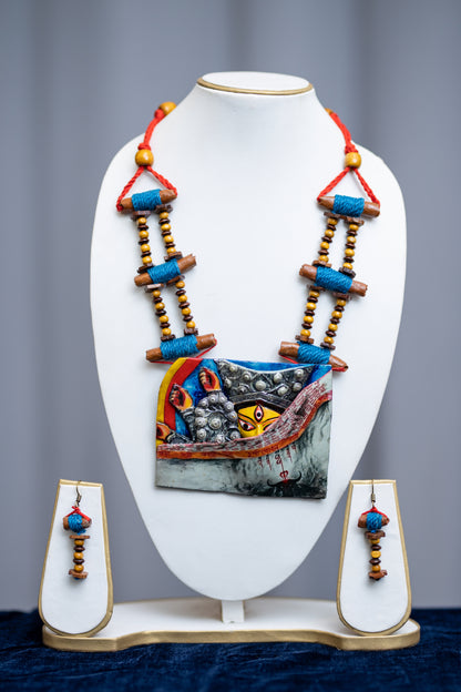 Eshwari Clay Necklace & Earring set