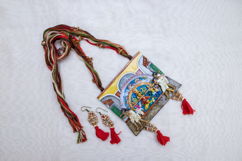 Ekisha Clay Necklace & Earring set
