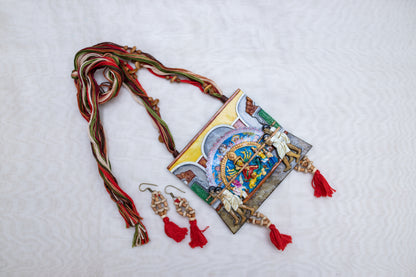 Ekisha Clay Necklace & Earring set