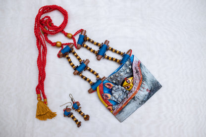 Eshwari Clay Necklace & Earring set