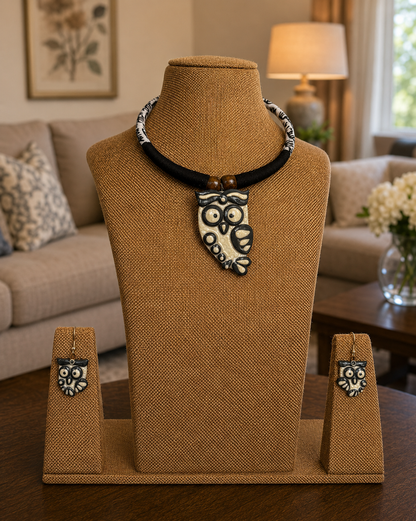 Bamby Poly Ceramic Necklace & Earring set