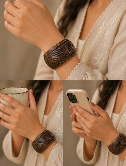 Noya Coco Shell Bangle