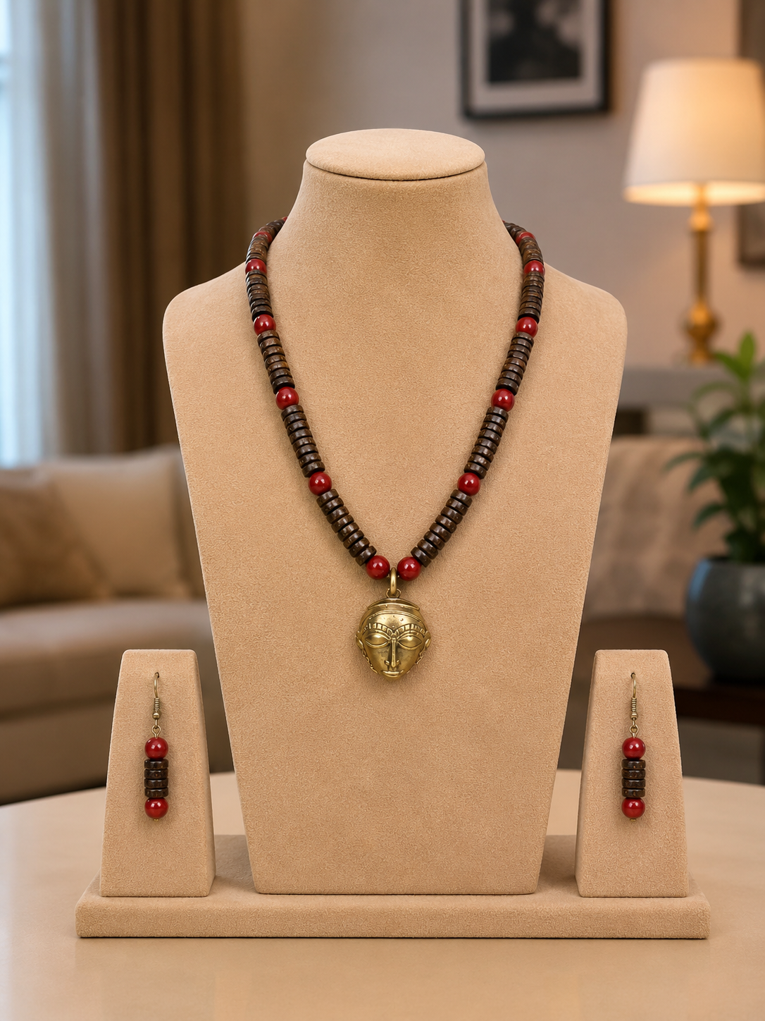 Bhavika Tribal Dokra Pendant