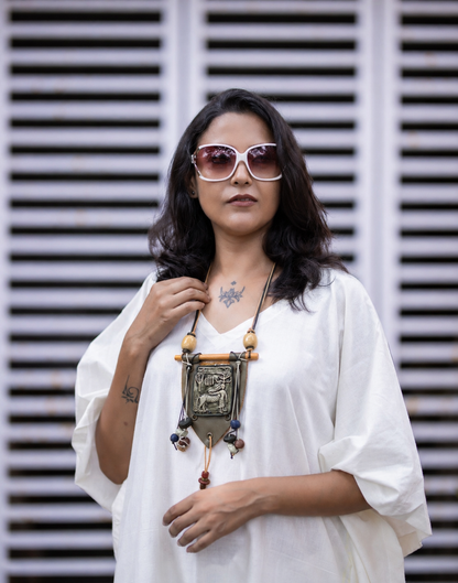 Chitra Harappan Motif Ceramic Necklace
