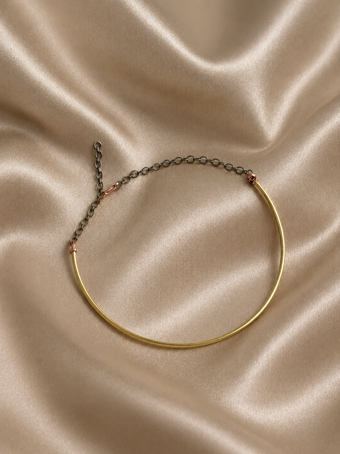 Samiksha Brass Hasli Necklace