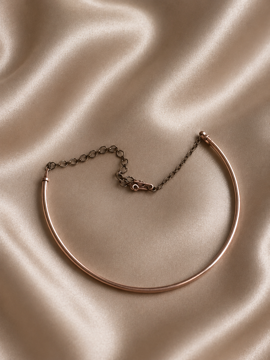 Shivika Copper Hasli Necklace