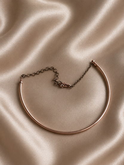 Shivika Copper Hasli Necklace
