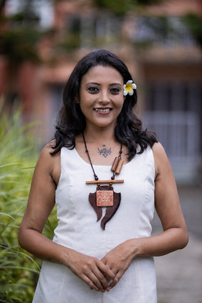 Ila Harappan Motif Ceramic Necklace