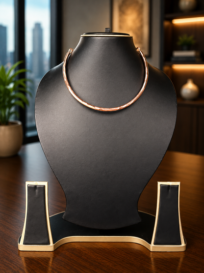 Shreyanvi Copper Hasli Necklace