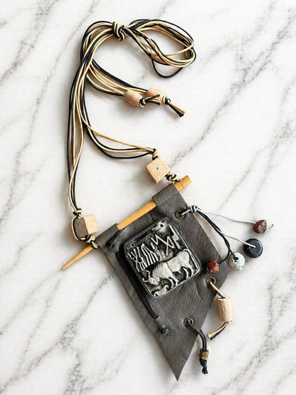 Nalini Harappan Motif Ceramic Necklace