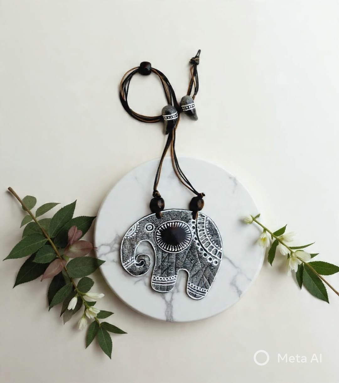 Samanvi Clay Necklace & Earring set