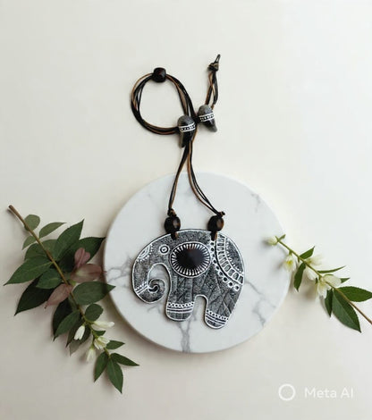 Samanvi Clay Necklace & Earring set