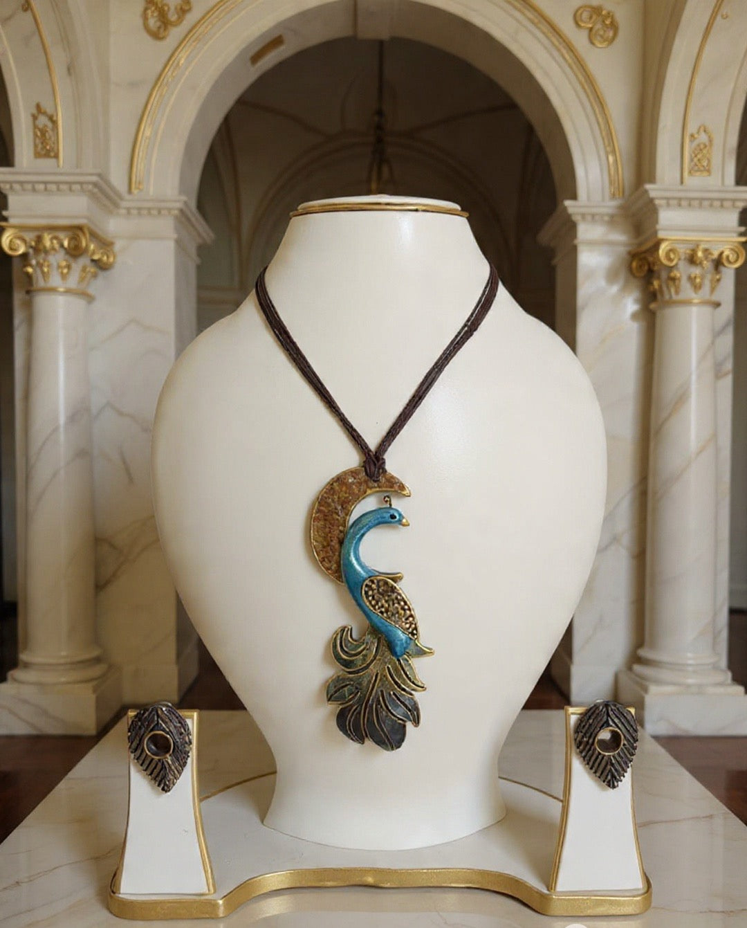Shreenika Clay Necklace & Earring set