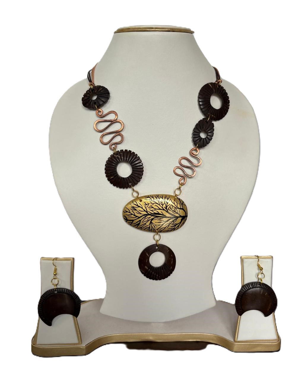 Jiyanshi Clay Necklace & Earring set