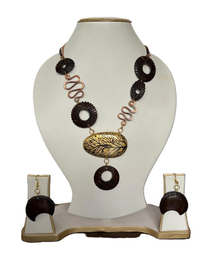 Jiyanshi Clay Necklace & Earring set