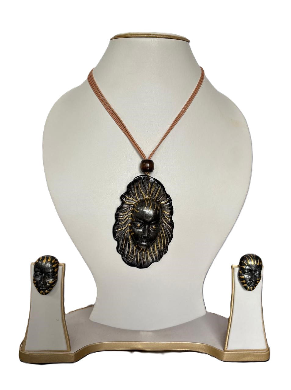 Mokshita Clay Necklace & Earring set