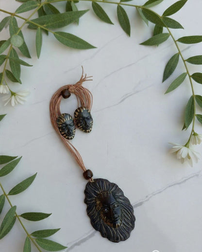 Mokshita Clay Necklace & Earring set