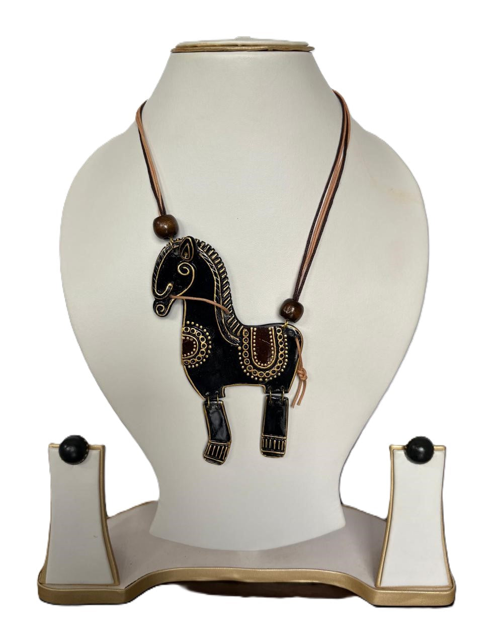 RehaMitra Clay Necklace & Earring set