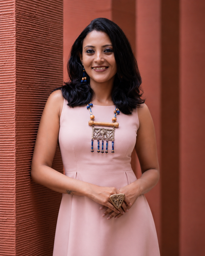 Bhuvana Dokra Necklace & Earrings set