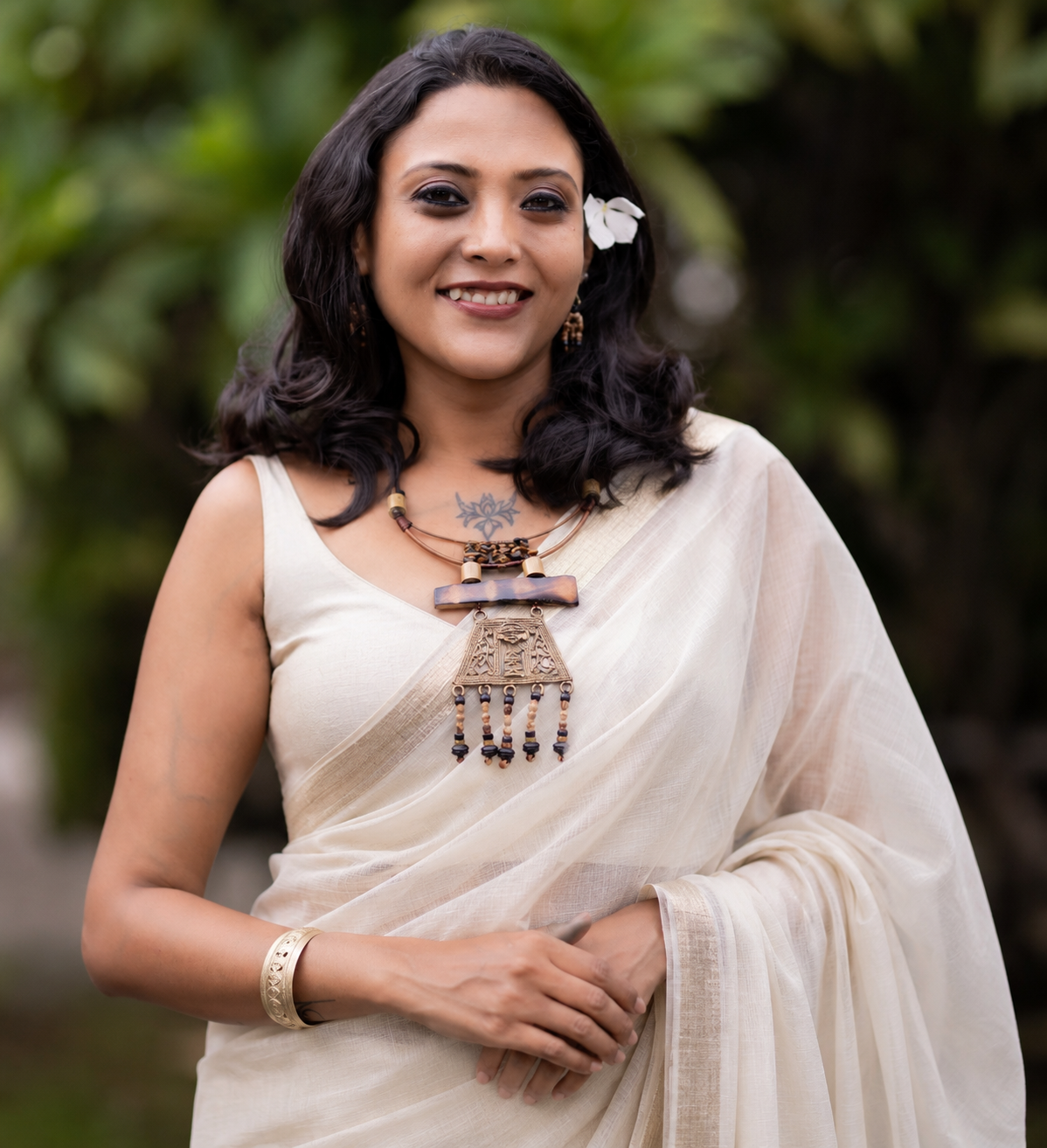 Prathvee Dokra Necklace & Earrings set