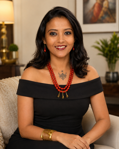 Jane Naga Tribal Necklace & Earrings  set