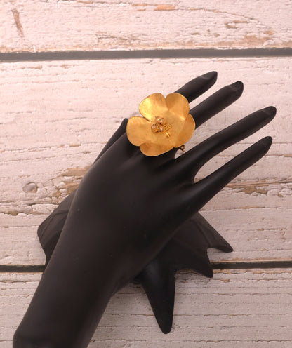 Anusha Contemporary Dokra Finger Ring