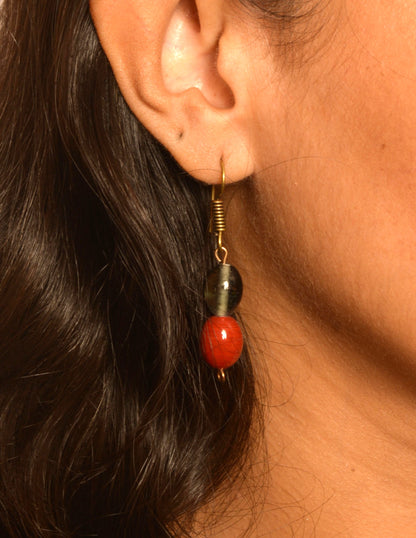 Audrey Naga Tribal Necklace & Earrings  set