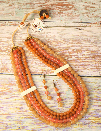 Lucy Naga Tribal Necklace & Earrings  set