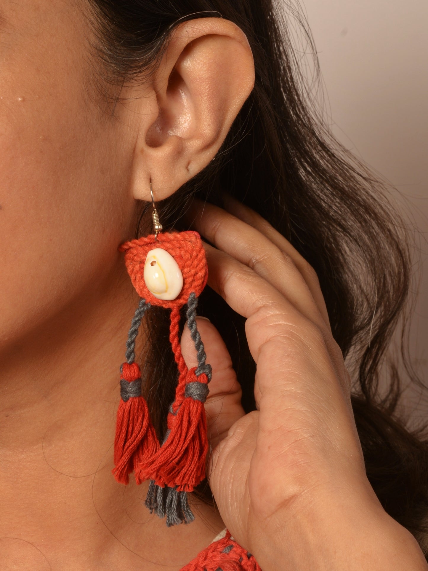 Abheri Fabric Necklace & Earrings set