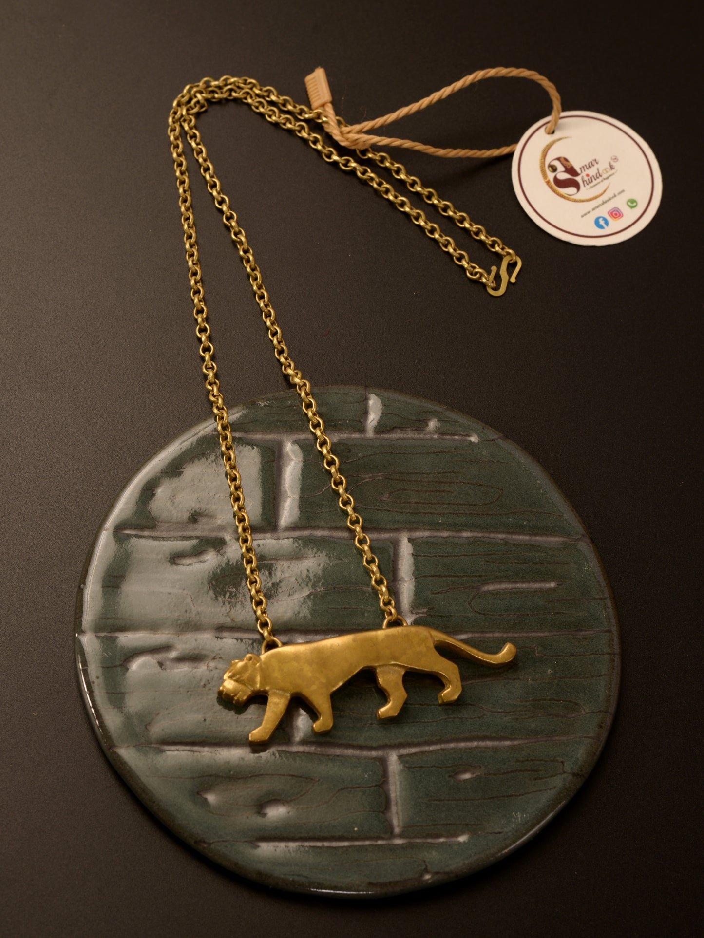 Aahana Brass Pendant