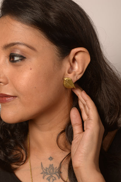 Eva Brass Earrings