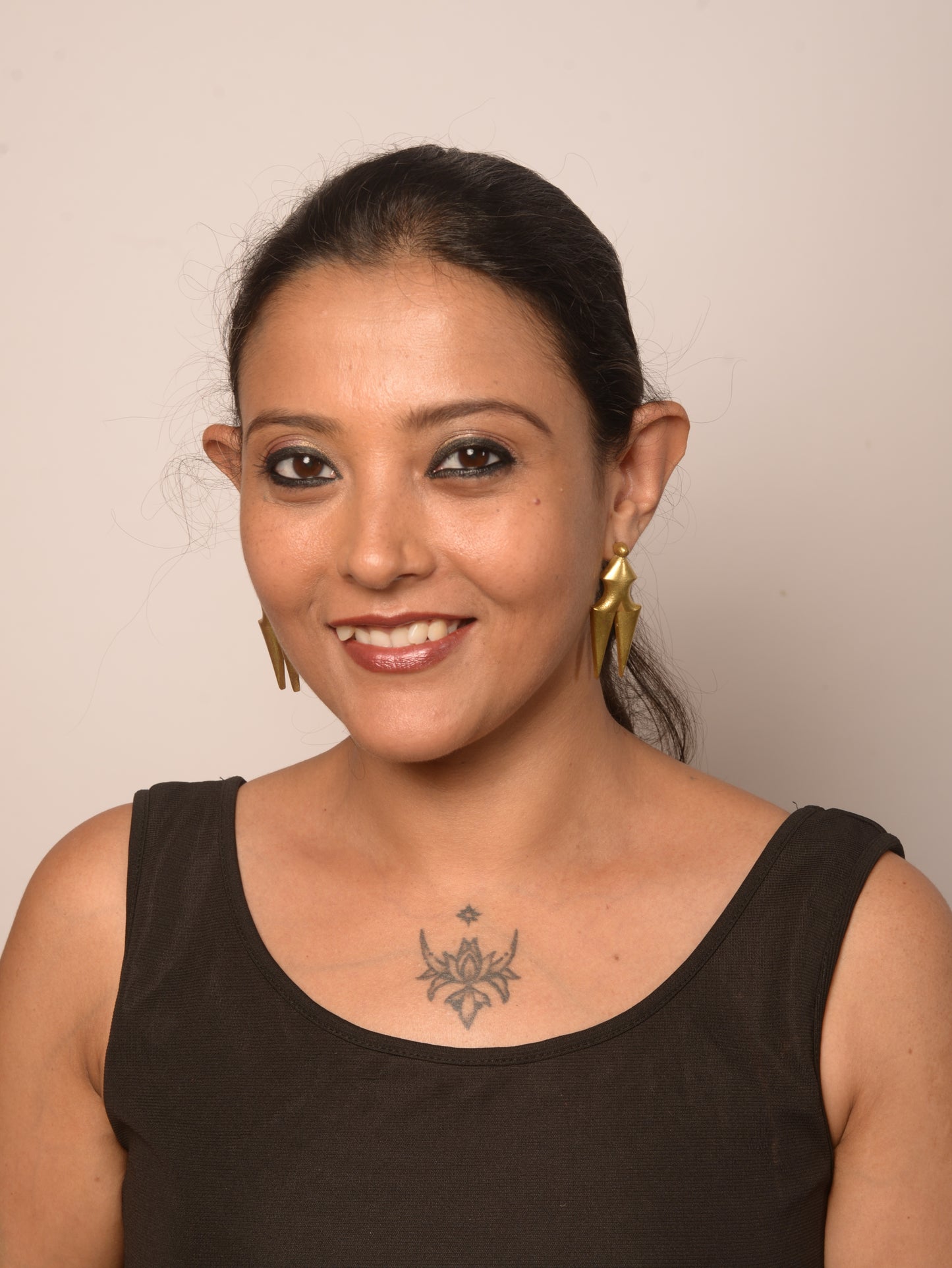 Devika Brass Earrings