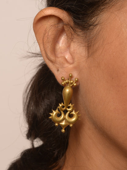 Dayita Brass Earrings
