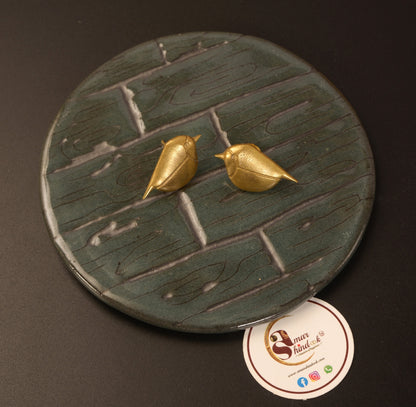 Eva Brass Earrings
