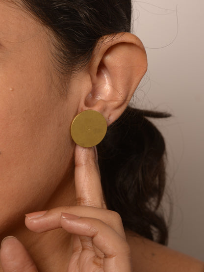 Diti Brass Earrings