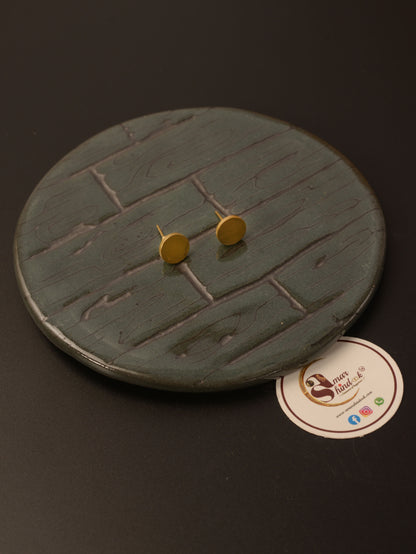 Diya Brass Earrings